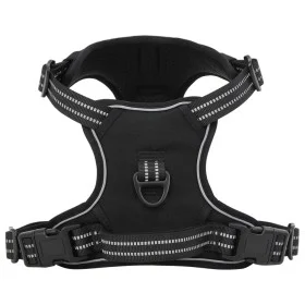 Adjustable black dog harness with reflective bands, size S. by , Dog products - Ref: Foro24-4013360, Price: 17,13 €, Discount: %