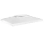 Gazebo awning 2 levels 310 g/m² 4x3 m white by vidaXL, Covers for tents and gazebos - Ref: Foro24-312077, Price: 88,57 €, Dis...