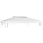 Pavillon-Markise 2 Ebenen 310 g/m² 4x3 m weiß von vidaXL, Abdeckungen für Zelte und Pavillons - Ref: Foro24-312077, Preis: 88...