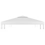 Gazebo awning 2 levels 310 g/m² 4x3 m white by vidaXL, Covers for tents and gazebos - Ref: Foro24-312077, Price: 91,28 €, Dis...