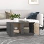 Couchtisch aus massivem grauem Kiefernholz, 80 x 50 x 40 cm von vidaXL, Couchtisch - Ref: Foro24-814421, Preis: 68,35 €, Raba...
