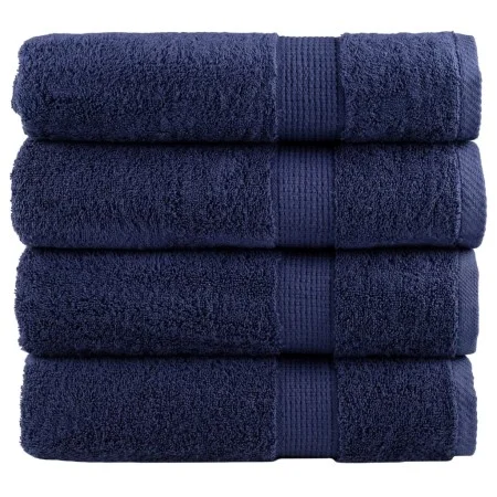 4er-Pack Badetücher aus 100% Baumwolle in Marineblau, 100x150cm, 600gsm. von , Handtücher - Ref: Foro24-137264, Preis: 79,12 ...