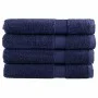 Toallas premium 4 uds 100% algodón azul marino 100x200cm 600gsm de , Toallas - Ref: Foro24-137270, Precio: 93,92 €, Descuento: %