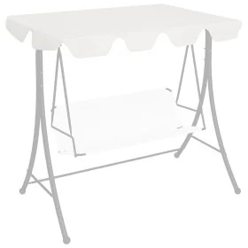 Replacement canopy for garden swing white 188/168x145/110 cm by vidaXL, Covers for tents and gazebos - Ref: Foro24-312096, Pr...
