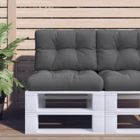 Cushion for anthracite fabric pallet sofa 50x40x12 cm by , Cushions for chairs and sofas - Ref: Foro24-360535, Price: 23,69 €...
