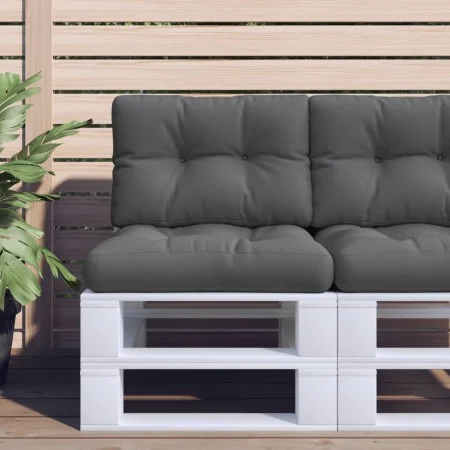 Cushion for anthracite fabric pallet sofa 50x40x12 cm by , Cushions for chairs and sofas - Ref: Foro24-360535, Price: 23,69 €...