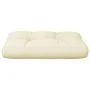 Cushion for pallet sofa cream fabric 50x40x12 cm by , Cushions for chairs and sofas - Ref: Foro24-360537, Price: 18,33 €, Dis...