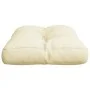 Cushion for pallet sofa cream fabric 50x40x12 cm by , Cushions for chairs and sofas - Ref: Foro24-360537, Price: 18,33 €, Dis...