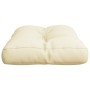 Kissen für Palettensofa, cremefarbenes Gewebe, 50x40x12 cm. von , Kissen für Stühle und Sofas - Ref: Foro24-360537, Preis: 21...