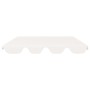 Dosel de repuesto columpio de jardín blanco 188/168x145/110 cm de vidaXL, Cubiertas para carpas y cenadores - Ref: Foro24-312...