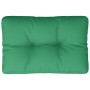 Cojín para sofá de palets tela verde 50x40x12 cm de , Cojines para sillas y sofás - Ref: Foro24-360540, Precio: 22,89 €, Desc...