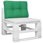 Cojín para sofá de palets tela verde 50x40x12 cm de , Cojines para sillas y sofás - Ref: Foro24-360540, Precio: 22,89 €, Desc...