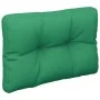 Cushion for pallet sofa, green fabric, 50x40x12 cm by , Cushions for chairs and sofas - Ref: Foro24-360540, Price: 22,34 €, D...