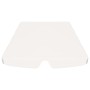 Dosel de repuesto columpio de jardín blanco 188/168x145/110 cm de vidaXL, Cubiertas para carpas y cenadores - Ref: Foro24-312...