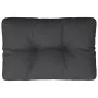 Cojín para sofá de palets de tela negro 50x40x12 cm de , Cojines para sillas y sofás - Ref: Foro24-360542, Precio: 24,36 €, D...