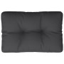 Cushion for black fabric pallet sofa 50x40x12 cm by , Cushions for chairs and sofas - Ref: Foro24-360542, Price: 25,99 €, Dis...