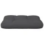 Cojín para sofá de palets de tela negro 50x40x12 cm de , Cojines para sillas y sofás - Ref: Foro24-360542, Precio: 24,36 €, D...