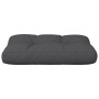 Cushion for black fabric pallet sofa 50x40x12 cm by , Cushions for chairs and sofas - Ref: Foro24-360542, Price: 25,99 €, Dis...
