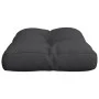 Cojín para sofá de palets de tela negro 50x40x12 cm de , Cojines para sillas y sofás - Ref: Foro24-360542, Precio: 24,36 €, D...