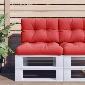 Cushion for pallet sofa, red fabric, 60x40x12 cm by , Cushions for chairs and sofas - Ref: Foro24-360563, Price: 18,79 €, Dis...