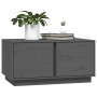 Couchtisch aus massivem grauem Kiefernholz, 80 x 50 x 40 cm von vidaXL, Couchtisch - Ref: Foro24-814421, Preis: 68,35 €, Raba...