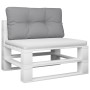 Cushion for pallet sofa, gray fabric, 70x40x12 cm by , Cushions for chairs and sofas - Ref: Foro24-360580, Price: 28,63 €, Di...