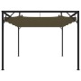 Garden gazebo with retractable roof taupe gray 3x3m 180 g/m² by vidaXL, Tents and gazebos - Ref: Foro24-312220, Price: 250,95...