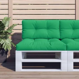 Cushion for pallet sofa, green fabric, 80x40x12 cm by , Cushions for chairs and sofas - Ref: Foro24-360606, Price: 22,69 €, D...