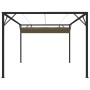 Garden gazebo with retractable roof taupe gray 3x3m 180 g/m² by vidaXL, Tents and gazebos - Ref: Foro24-312220, Price: 250,95...