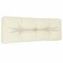 Kissen für Palettensofa, cremefarbenes Gewebe, 120x40x12 cm. von , Kissen für Stühle und Sofas - Ref: Foro24-360625, Preis: 3...