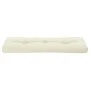 Cushion for pallet sofa in cream fabric 120x40x12 cm by , Cushions for chairs and sofas - Ref: Foro24-360625, Price: 35,66 €,...