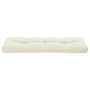 Kissen für Palettensofa, cremefarbenes Gewebe, 120x40x12 cm. von , Kissen für Stühle und Sofas - Ref: Foro24-360625, Preis: 3...