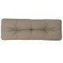 Kissen für Palettensofa aus grauem Taupe-Stoff 120x40x12 cm von , Kissen für Stühle und Sofas - Ref: Foro24-360631, Preis: 38...