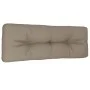 Cushion for a taupe gray fabric pallet sofa 120x40x12 cm by , Cushions for chairs and sofas - Ref: Foro24-360631, Price: 34,0...