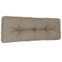 Kissen für Palettensofa aus grauem Taupe-Stoff 120x40x12 cm von , Kissen für Stühle und Sofas - Ref: Foro24-360631, Preis: 38...