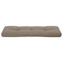 Kissen für Palettensofa aus grauem Taupe-Stoff 120x40x12 cm von , Kissen für Stühle und Sofas - Ref: Foro24-360631, Preis: 38...