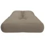 Cushion for a taupe gray fabric pallet sofa 120x40x12 cm by , Cushions for chairs and sofas - Ref: Foro24-360631, Price: 34,0...