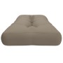 Kissen für Palettensofa aus grauem Taupe-Stoff 120x40x12 cm von , Kissen für Stühle und Sofas - Ref: Foro24-360631, Preis: 38...