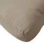 Cushion for a taupe gray fabric pallet sofa 120x40x12 cm by , Cushions for chairs and sofas - Ref: Foro24-360631, Price: 34,0...
