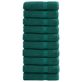 Badehandtücher 10 Stück 100% Baumwolle grün 100x150 cm 600 gsm von , Handtücher - Ref: Foro24-137337, Preis: 179,46 €, Rabatt: %