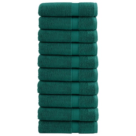 Badehandtücher 10 Stück 100% Baumwolle grün 100x150 cm 600 gsm von , Handtücher - Ref: Foro24-137337, Preis: 179,46 €, Rabatt: %