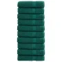 Badehandtücher 10 Stück 100% Baumwolle grün 100x150 cm 600 gsm von , Handtücher - Ref: Foro24-137337, Preis: 176,16 €, Rabatt: %