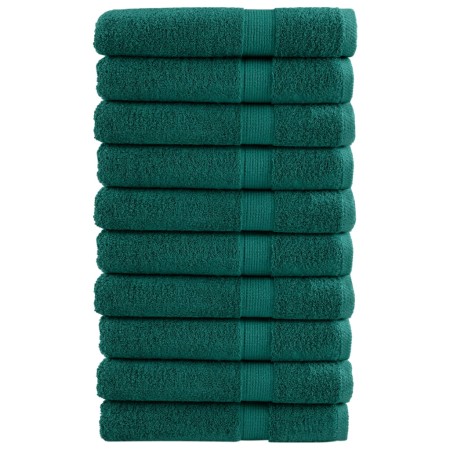Saunatücher 10 Stück 100% Baumwolle grün 80x200 cm 600 gsm von , Handtücher - Ref: Foro24-137340, Preis: 182,15 €, Rabatt: %