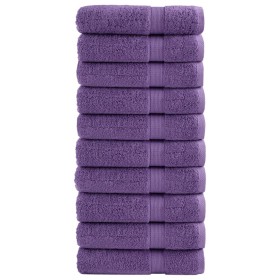 Bathroom towels 10 units 100% cotton green 100x150 cm 600 gsm by , Towels - Ref: Foro24-137361, Price: 187,02 €, Discount: %