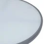Light gray steel and glass garden table 60 cm by vidaXL, Garden tables - Ref: Foro24-312213, Price: 53,64 €, Discount: %