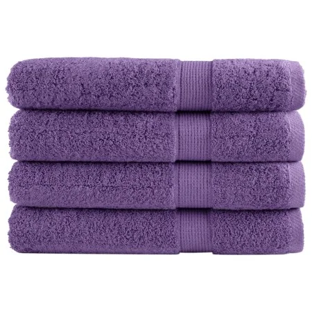 Saunatücher 4 Stück 100% Baumwolle lila 80x200 cm 600 g/m² von , Handtücher - Ref: Foro24-137363, Preis: 75,33 €, Rabatt: %