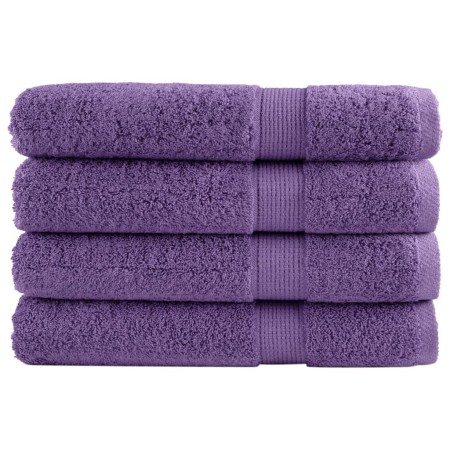 Saunatücher 4 Stück 100% Baumwolle lila 80x200 cm 600 g/m² von , Handtücher - Ref: Foro24-137363, Preis: 76,71 €, Rabatt: %