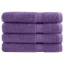 Sauna towels 4 units 100% cotton purple 80x200 cm 600 gsm by , Towels - Ref: Foro24-137363, Price: 76,71 €, Discount: %