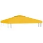 Gazebo awning 2 levels 310 g/m² 3x3 m yellow by vidaXL, Covers for tents and gazebos - Ref: Foro24-312073, Price: 47,98 €, Di...