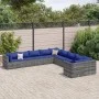 Garden sofa set with 10 pieces of synthetic gray rattan cushions by , Garden sets - Ref: Foro24-3308351, Price: 656,44 €, Dis...